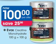 Evox Creatine Monohydrate-100g+100g Per Offer