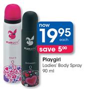 Playgirl Ladies Body Spray-90ml Each