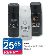 Axe Deodorant For Men-150ml 