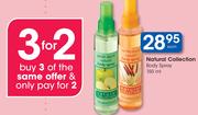 Natural Collection Body Spray-150ml Each