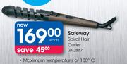Safeway Spiral Hair Curler JA-2867-Each