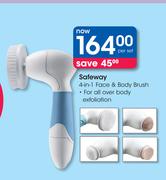 Safeway 4 In 1 Face & Body Brush-Per Set