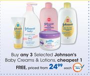 Johnson's Baby Creams & Lotions-Each