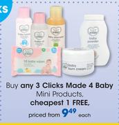 Clicks Made 4 Baby Mini Products-Each