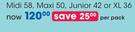 Clicks Made 4 Baby Dry Protect Disposable Nappies Midi58,Maxi 50,Junior 52 Or XL 36-Per Pack