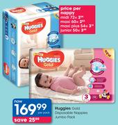 Huggies Gold Disposable Nappies Jumbo Pack-Per Pack