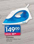 Pineware 1400 Watt Steam Iron PS170/60-Each