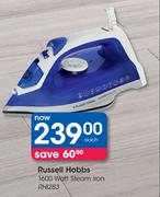 Russell Hobbs 1600 Watt Steam Iron RHI283-Each