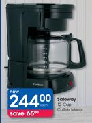 Safeway 12 Cup Coffee Maker-Each