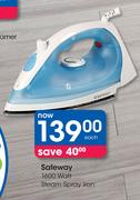 Safeway 1600 Watt Steam Spray Iron-Each