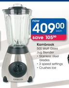 Kambrook 500 Watt Glass Jug Blender-Each