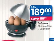 Safeway Stainless Steel 7 Egg Boiler-Each