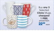 Clicks Mugs-Each