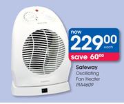 Safeway Oscillating Fan Heater PIA4609-Each