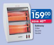 Safeway 2 Bar Quartz Heater-Each