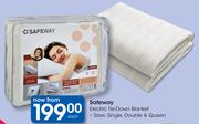 Safeway Electric Tie Down Blanket-Each