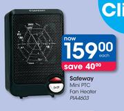Safeway Mini PTC Fan Heater PIA4603-Each