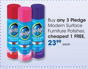 Pledge Modern Surface Furniture Polishes-Each