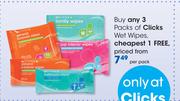 Clicks Wet Wipes-Per Pack