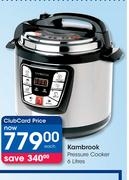 Kambrook 6Ltr Pressure Cooker-Each