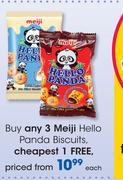 Meiji Hello Panda Biscuits-Each