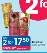 Liqui Fruit Cans-2 x 330ml