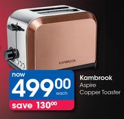 Kambrook Aspire Copper Toaster