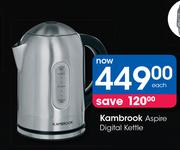 Kambrook Aspire Digital Kettle