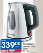 Kambrook Stainless Steel Kettle 1.7Ltr