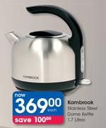Kambrook Stainless Steel Dome Kettle 1.7Ltr