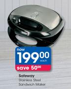 Safeway Stainless Steel Sandwich Maker