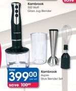 Kambrook Aspire Stick Blender Set-Per Set