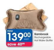Kambrook Rechargeable Hot Water Bottle-Each
