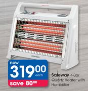 Safeway 4 Bar Quartz Heater With Humidifier
