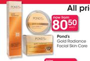 Pond's Gold Radiance Facial Skin Care Each