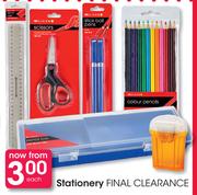 Stationery Final Clearance-Each