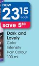  Dark And Lovely Color Intensity Hair Colour-100ml