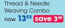 Donna Thread & Needle Weaving Combo
