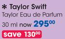 Taylor Swift Taylor Eau De Parfum-30ml Each