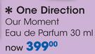One Direction Our Moment Eau De Parfum-30ml Each