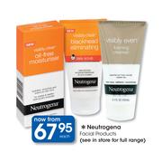 Neutrogena Facial Products Each