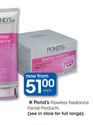 Pond's Flawless Radiance Facial Products Each