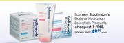 Johnson's Daily Or Hydration Essentials Products Each