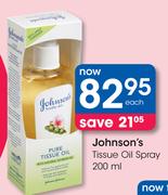 Johnson's Tissue Oil Spray-200ml Each