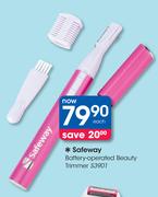 Safeway Battery-Operated Beauty Trimmer-S3901 Each