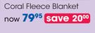 Clicks Colar Fleece Blanket Each