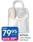 Clicks Terry Slipper Gift pack-Per Set