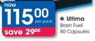 Ultima Brain Fuel-80 Capsules Per Pack