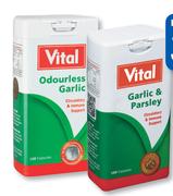 Vital Garlic & Parsley-100 Capsules Per Pack