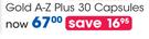 Vital Gold A-Z Plus 30 Capsules-Per Pack